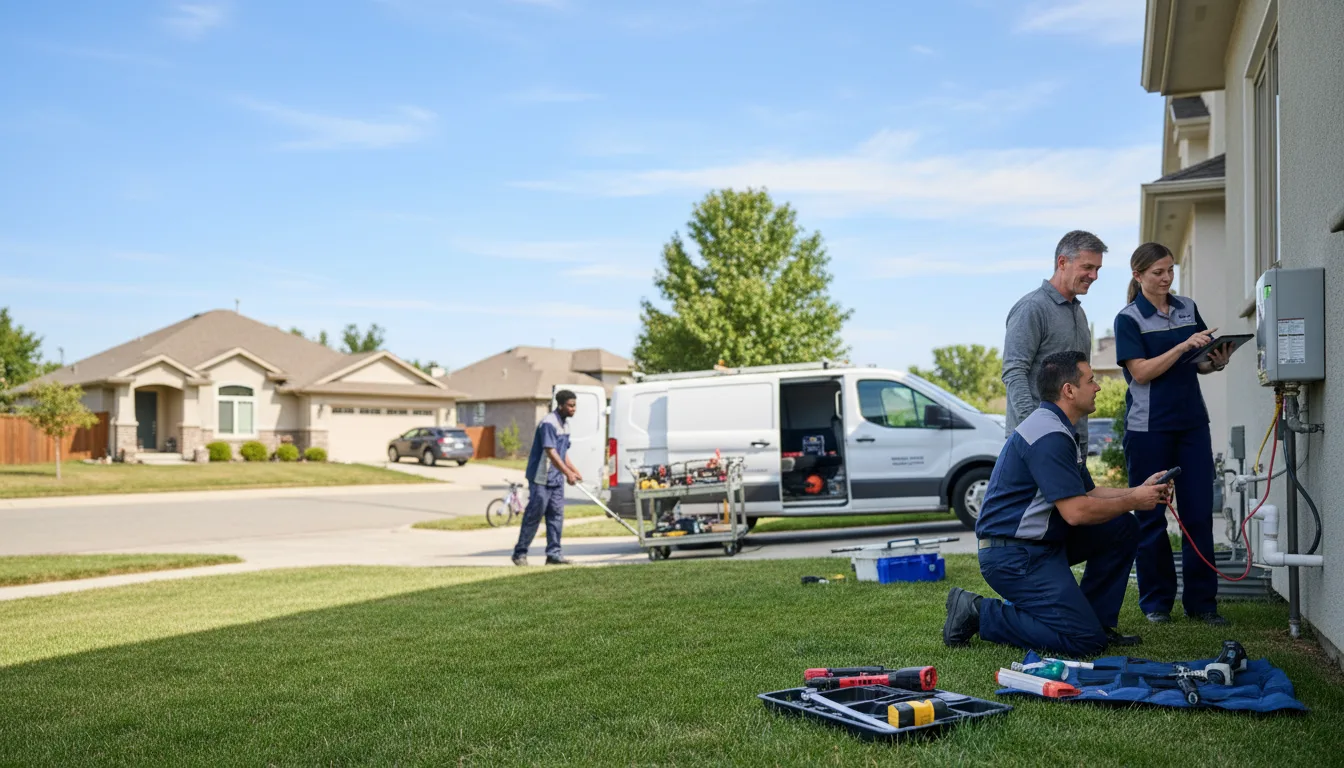 Tankless water heater service in Eden, VT